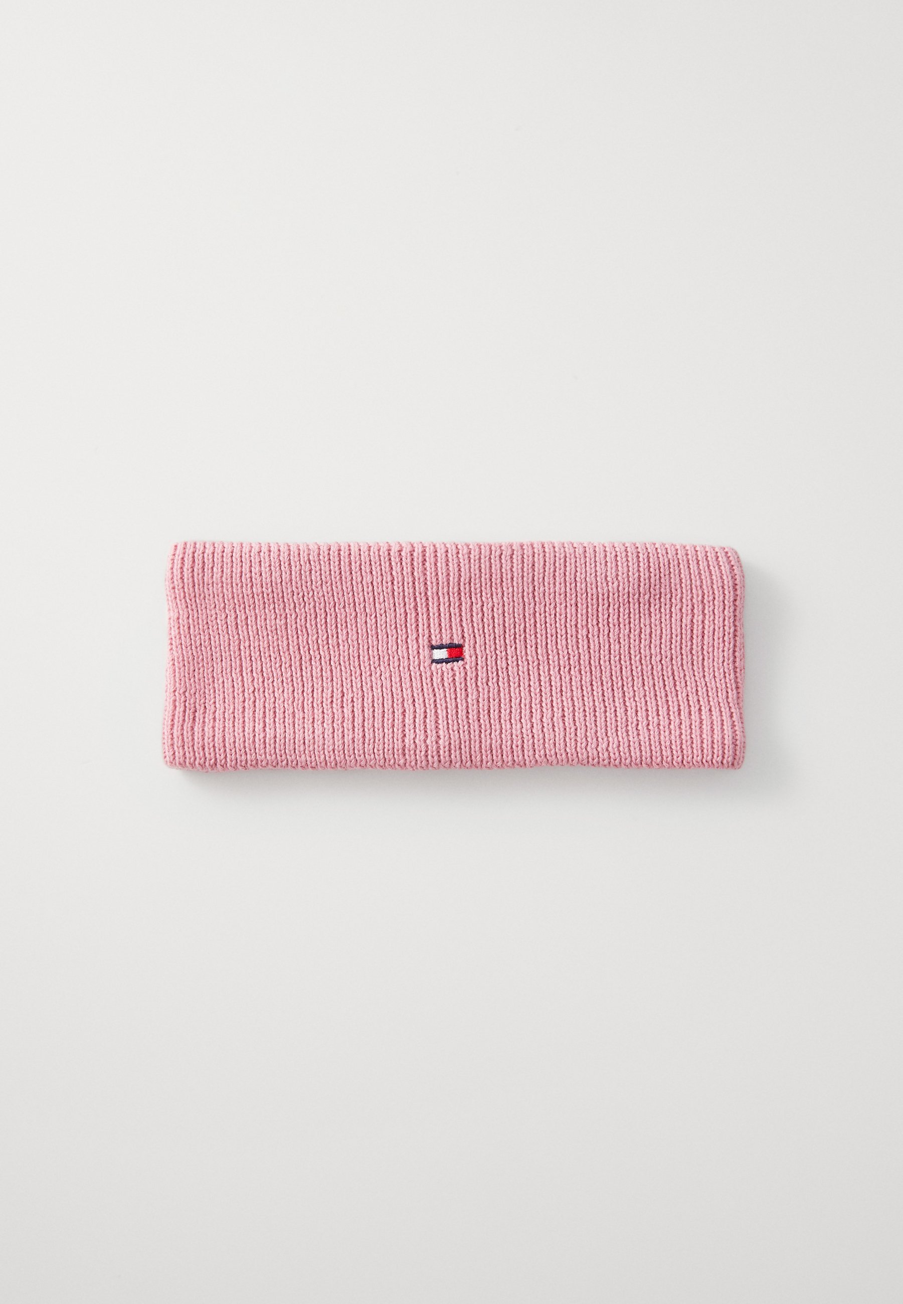 Bandeau Tommy Hilfiger à petit drapeau, unisexe - Cache-oreilles - rose mystique