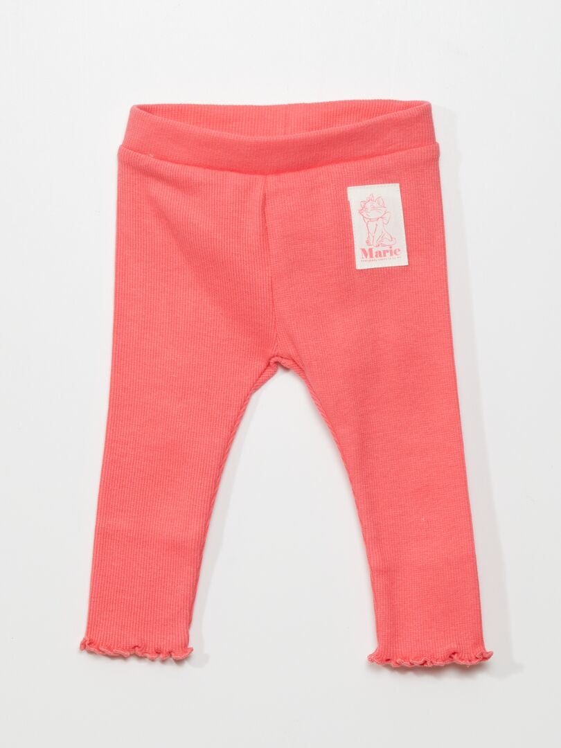 Conjunto de camiseta e leggings 'Aristocats' - BRANCO