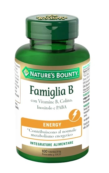 Nature's Bounty Family B 100 tabletten Energiesupplement