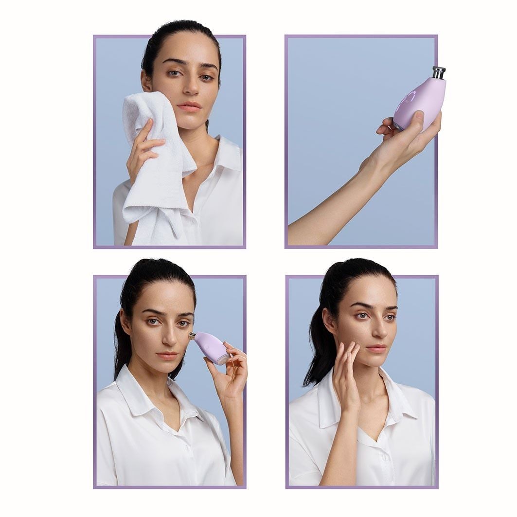 FOREO veido procedūra KIWI™ Derma Diamond mikrodermabrazija ir porų valymo prietaisas -