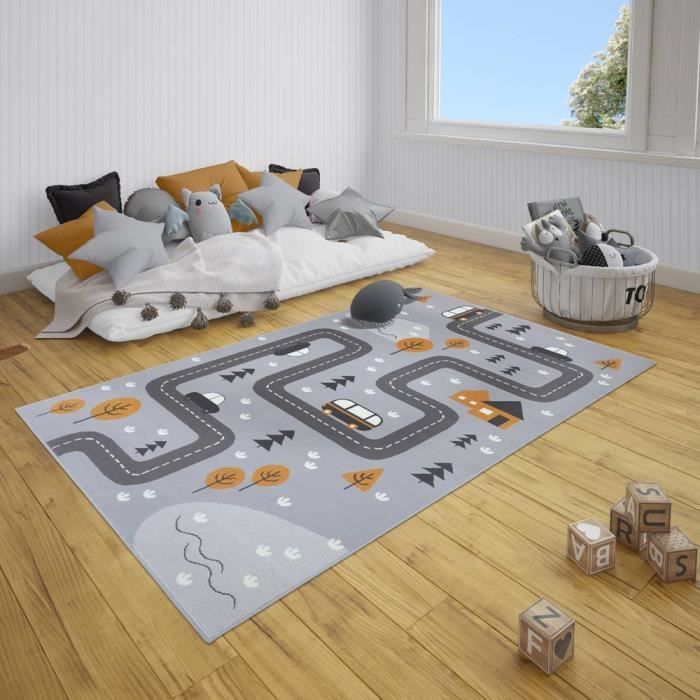 Rug - Hanse Home - Circuit Grey - Yellow - Polypropylene, jute - 120 cm x 170 cm