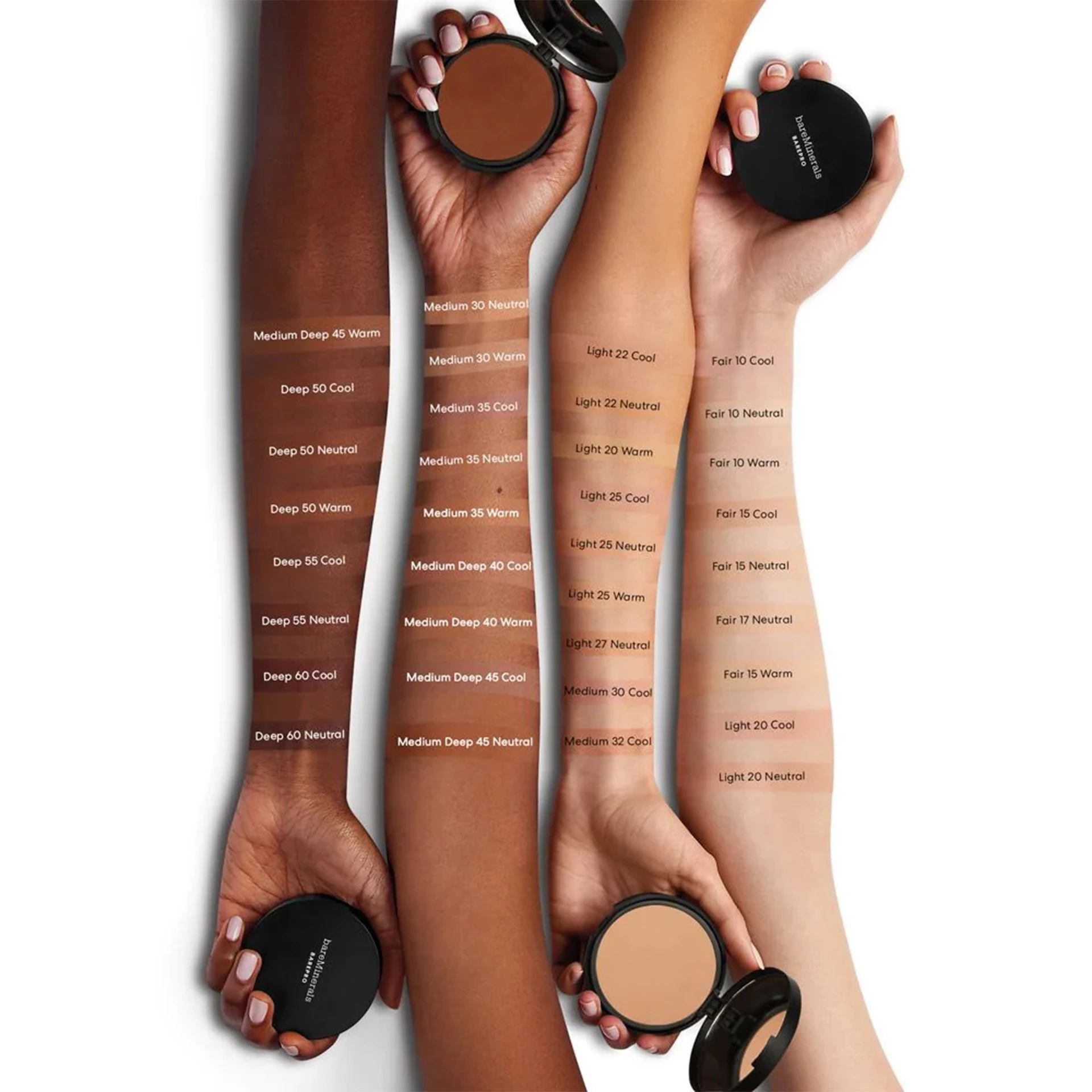 BarePro 16-satni puder za savršenu kožu, nijansa Fair 17 Neutral - bareMinerals