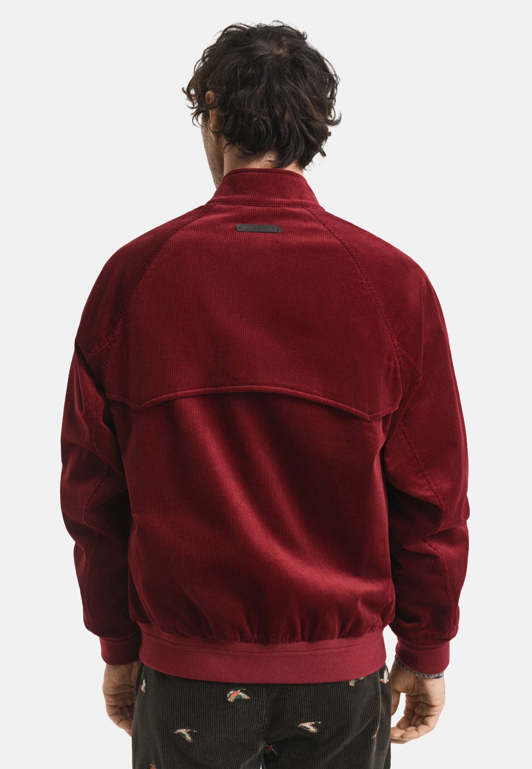 GANT HARRINGTON - Bomberjack - pluizig rood