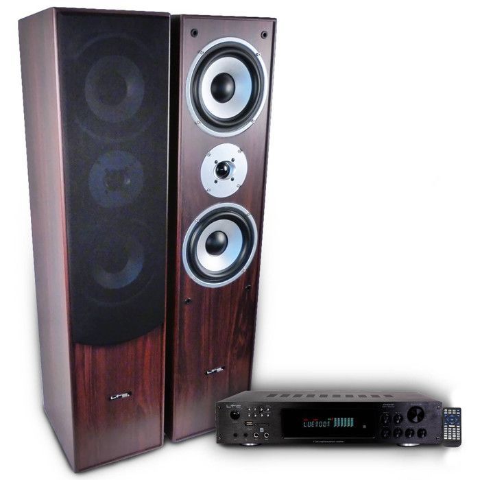 Pakket Hifi/Home-Cinema L766-WA versterker 2 x 50W ATM6000BT
