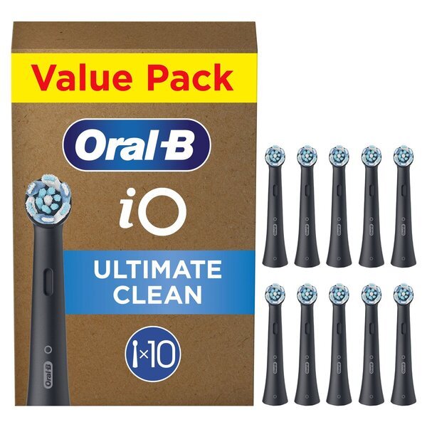 Glave zobne ščetke Oral-B iO Ultimate Clean, črne, 10 kosov