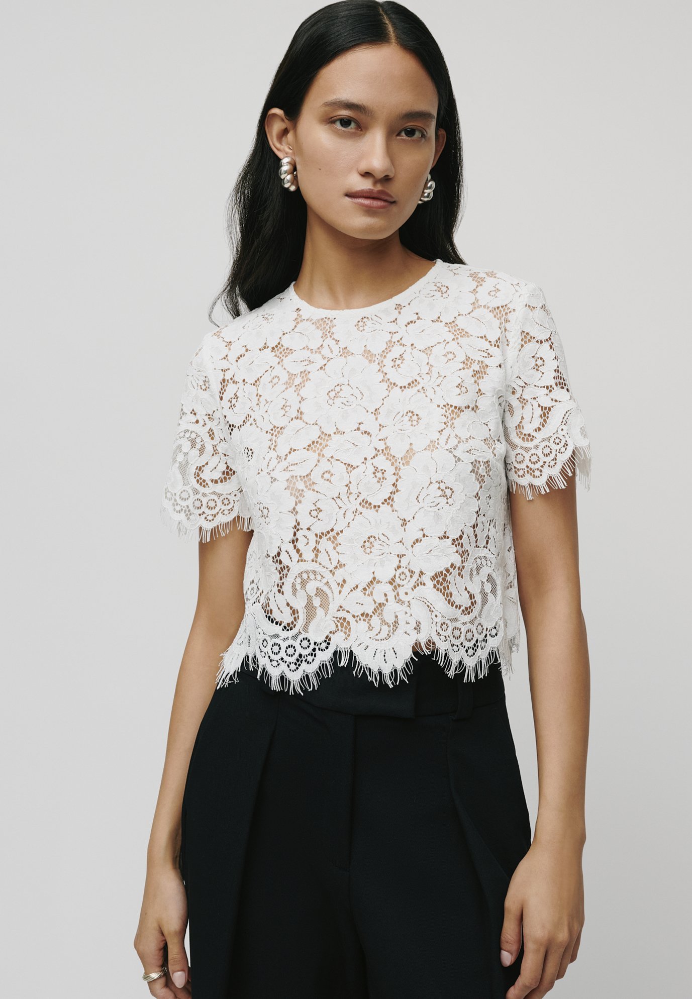 IVY OAK TRACEY - T-shirt stampata - bianco neve