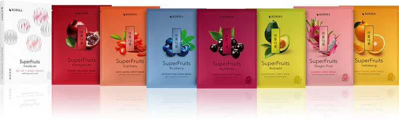 KORIKA SuperFruits gezichtsmaskerset