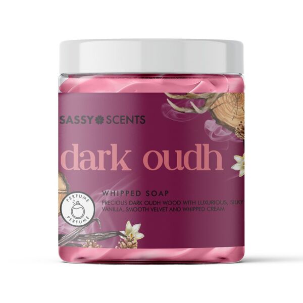 Sassy Scents Dunkle Oud-Schlagseife 115 g