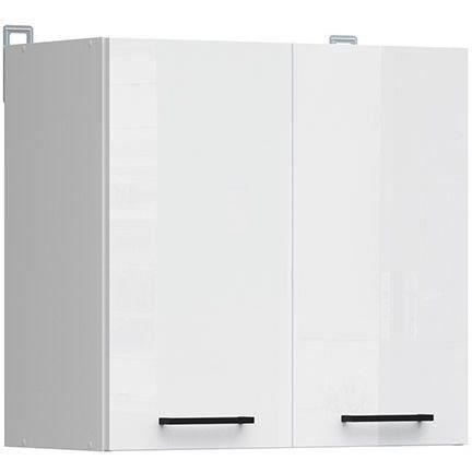 JUNONA kast van 60 cm hoog - 2 deuren - glanzend wit