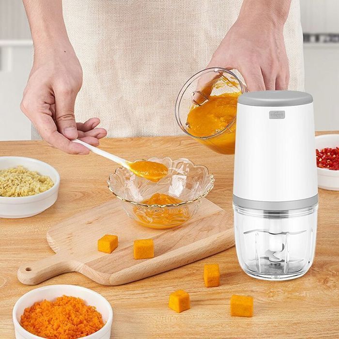 Mini Baby Blender 300ml USB, food processor/electric food chopper for children.