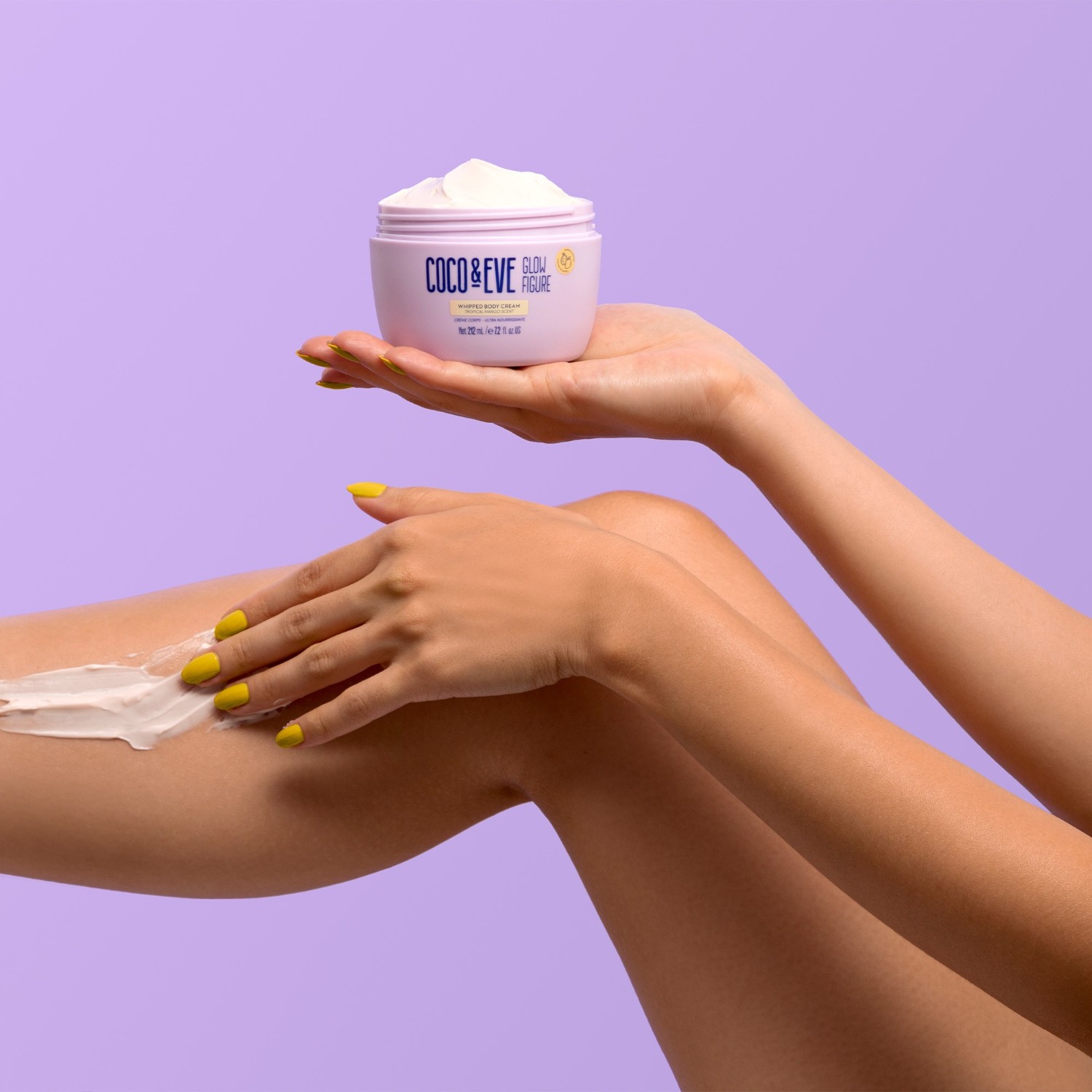 Coco & Eve Glow Figure Whipped Body Cream - Lychee& Dragon Fruit