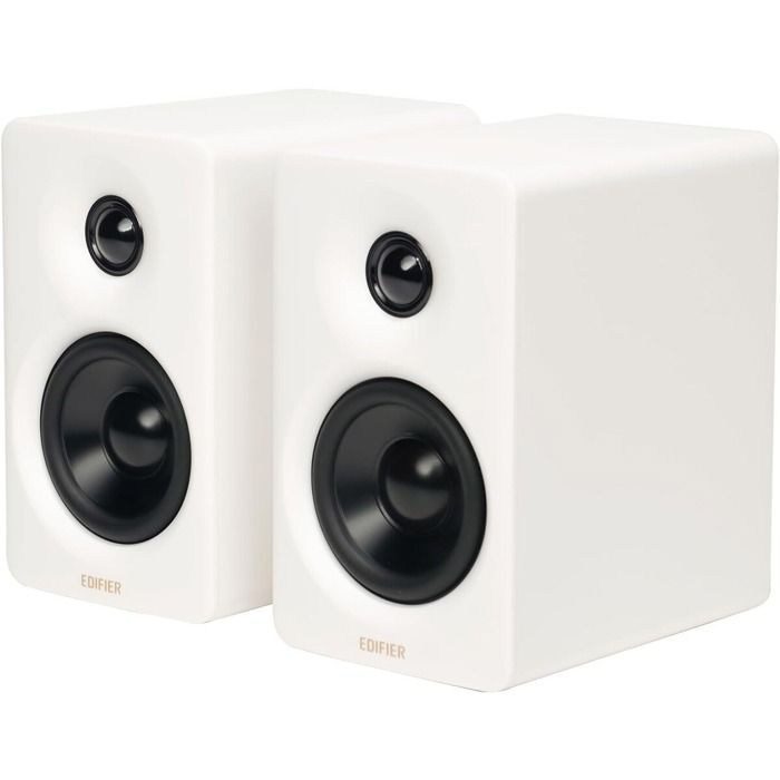 Edifier M60 PC Speakers - Compact desktop speakers with High-Res Audio certification - 66 Watts - White