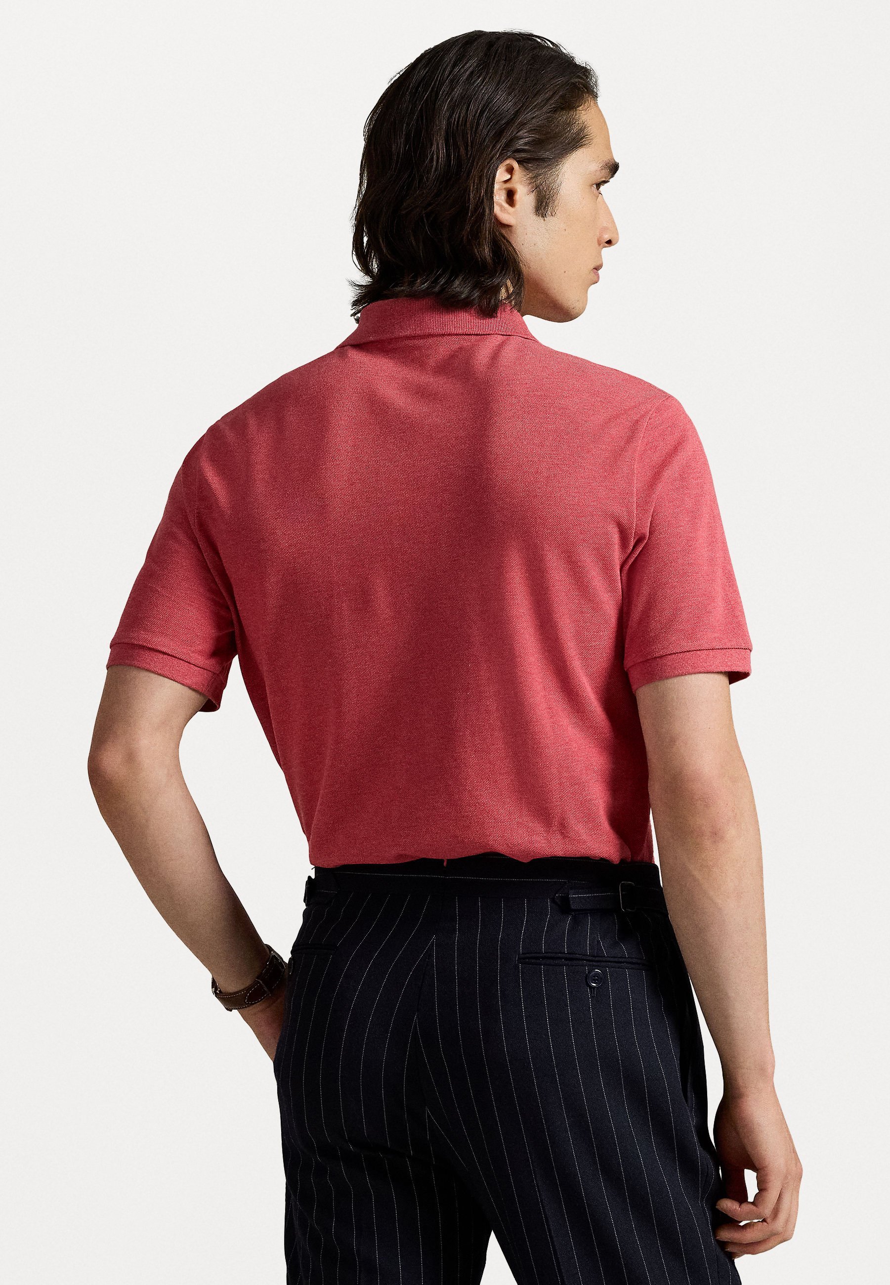 Polo Ralph Lauren Polo shirt met korte mouwen - carneoolrood gemêleerd