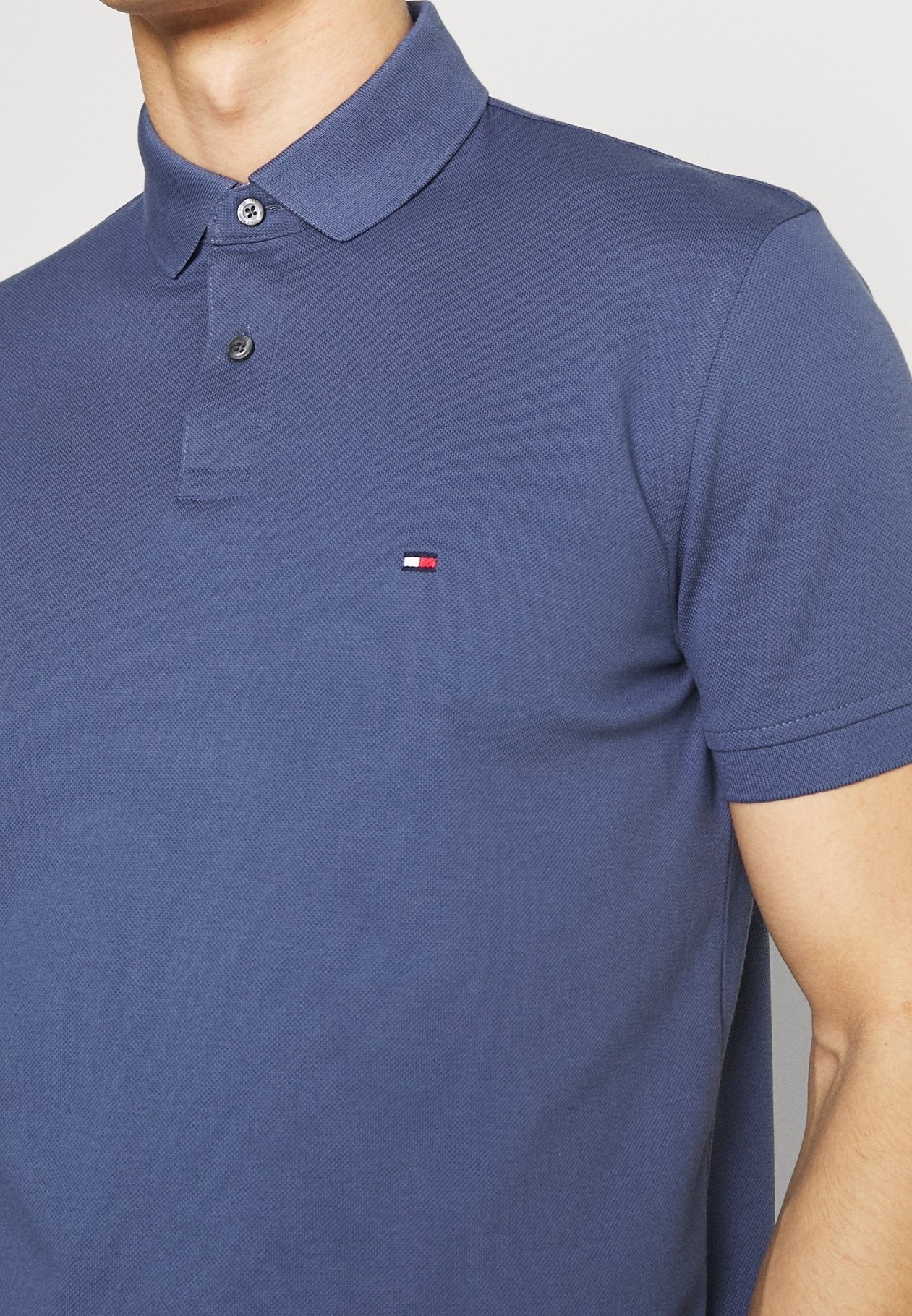 Tommy Hilfiger Poloskjorte - steinblå denim