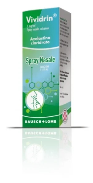 BAUSCH & LOMB-IOM Vividrin 1 mg/ml, spray nasal 10 ml, pour la rhinite allergique