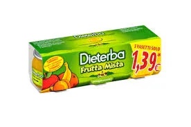 DIETERBA Tigela de Frutas Dieterba Omog 3x80 g