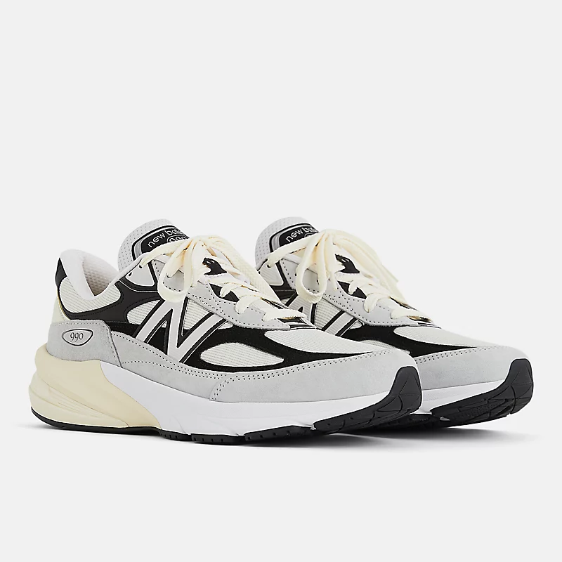 Unisex Wyprodukowano w USA 990v6 - Szary z czarnym