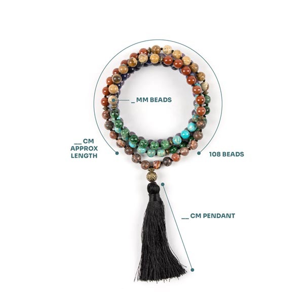 Collar de cuentas Myga Chakra