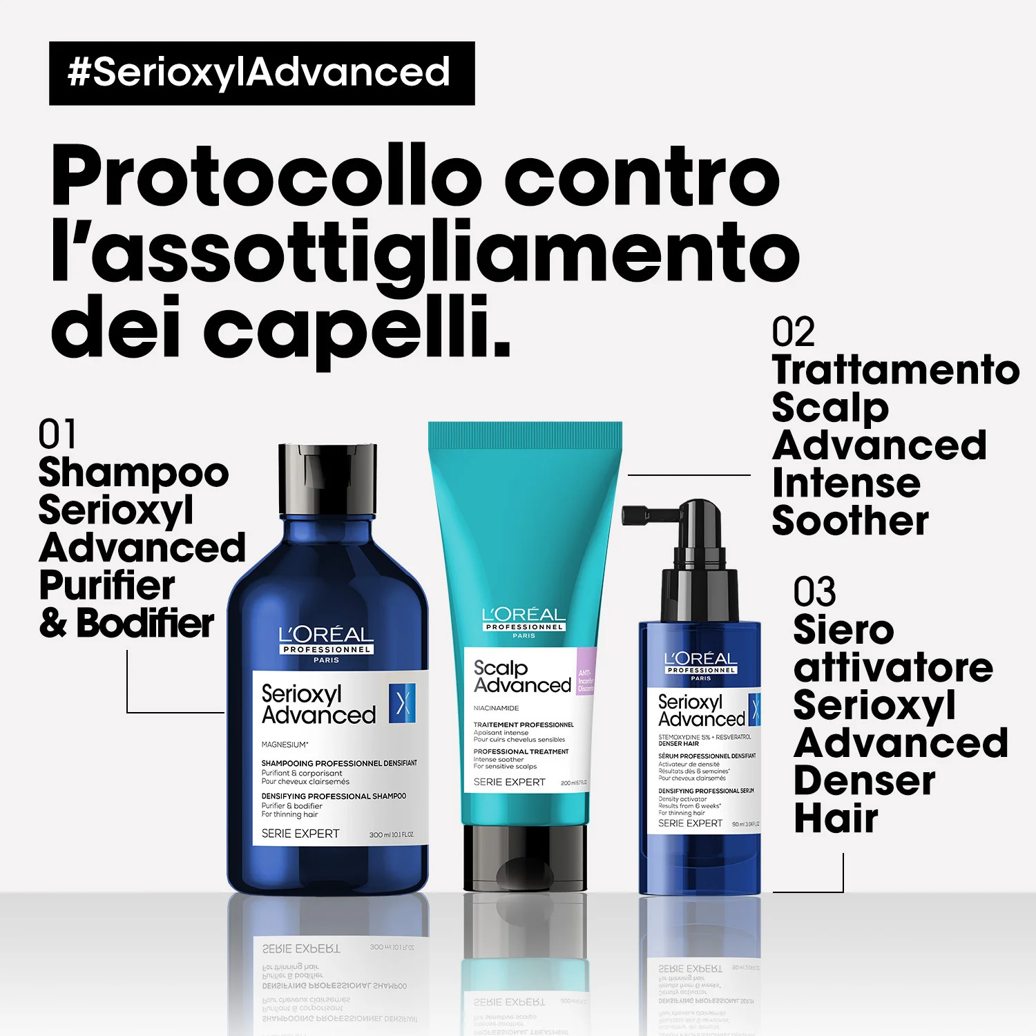 SERIE EXPERT New Serioxyl Advanced Siero Denser Hair - Siero Capelli