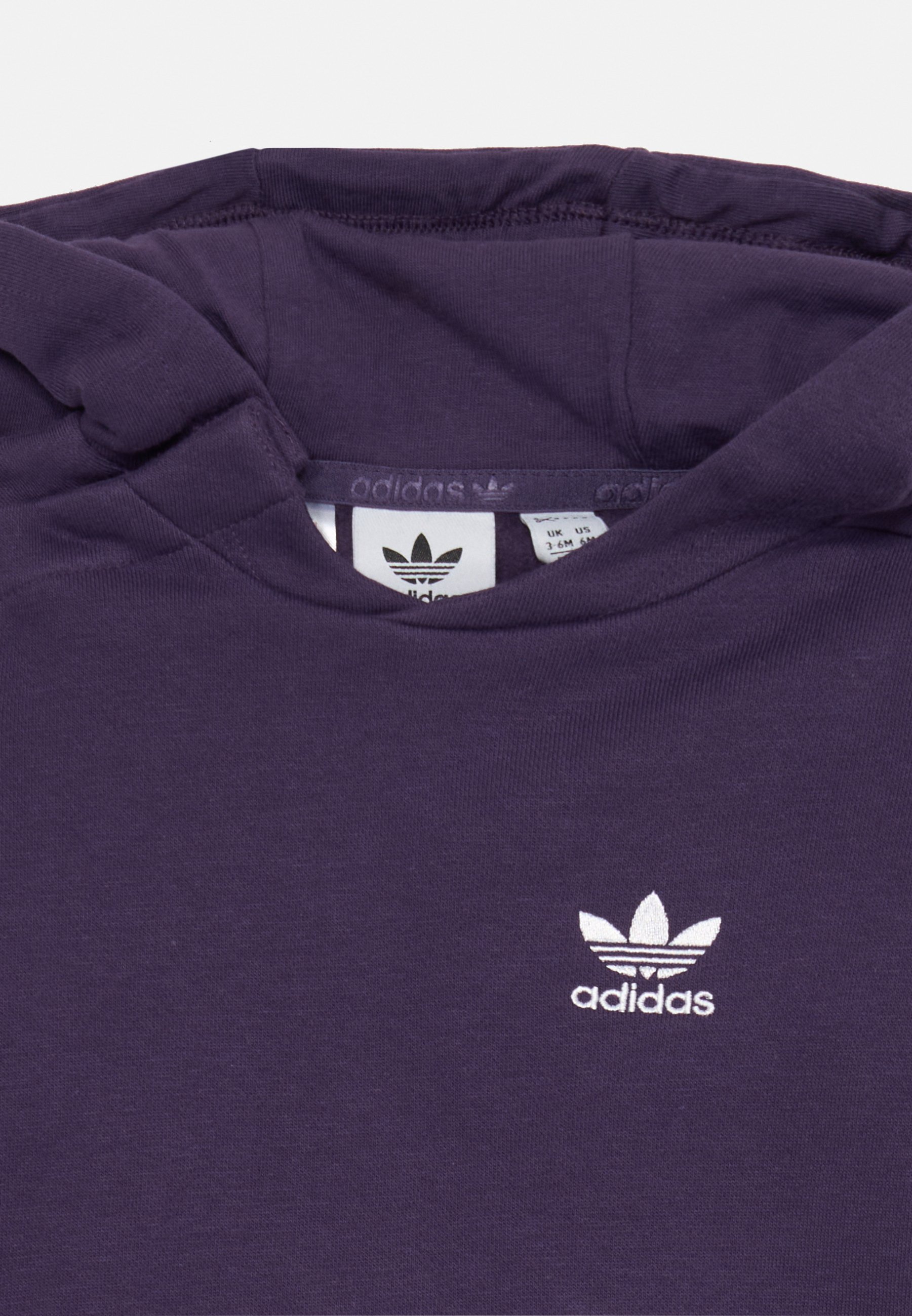 Completo felpa con cappuccio unisex per neonati adidas Originals - Tuta sportiva - prugna aurora