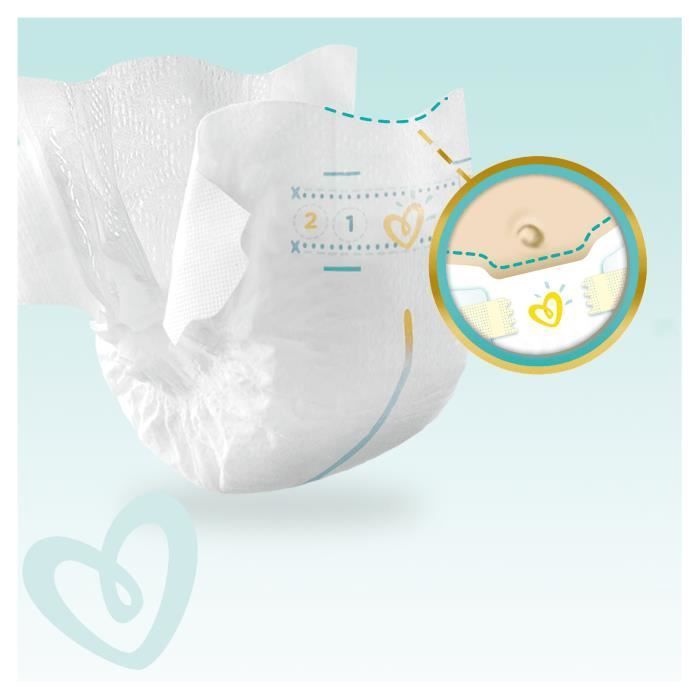 Pampers - Protección Premium - Pañales Talla 1 - 78 pañales