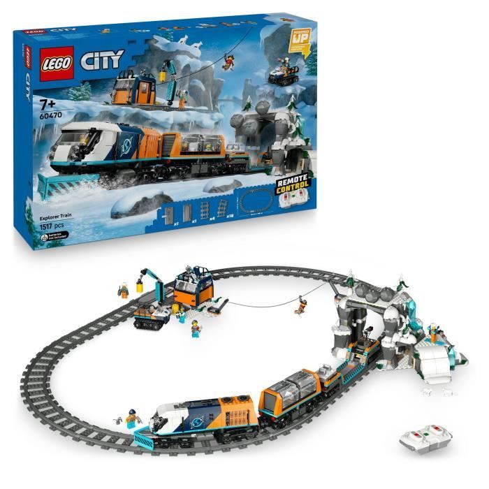 Tren Expreso Exploradores Árticos LEGO City 60470 - Juguete para niños de 7 años en adelante