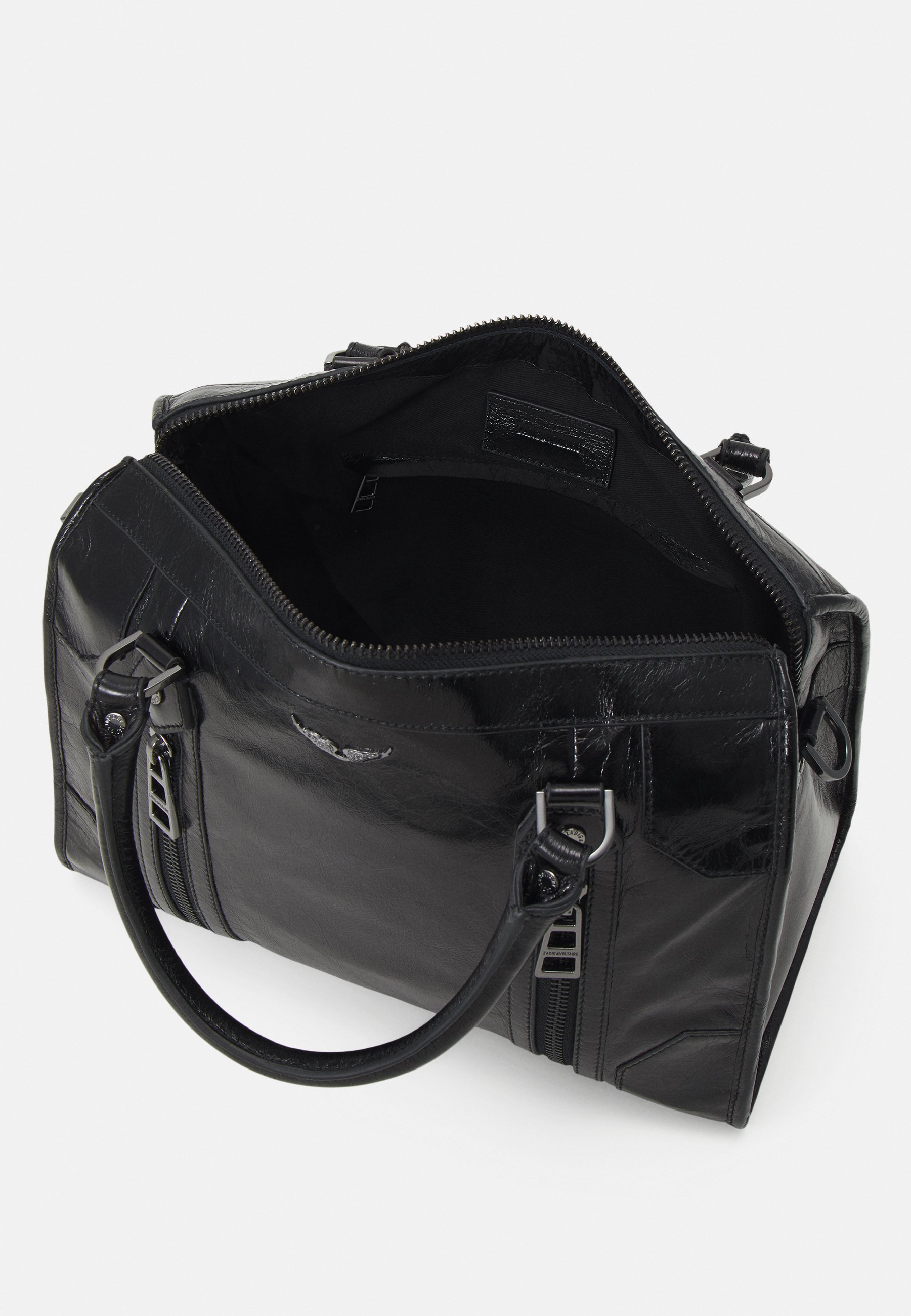 Zadig & Voltaire SUNNY MEDIUM VINTAGE PATENT - Käsilaukku - noir