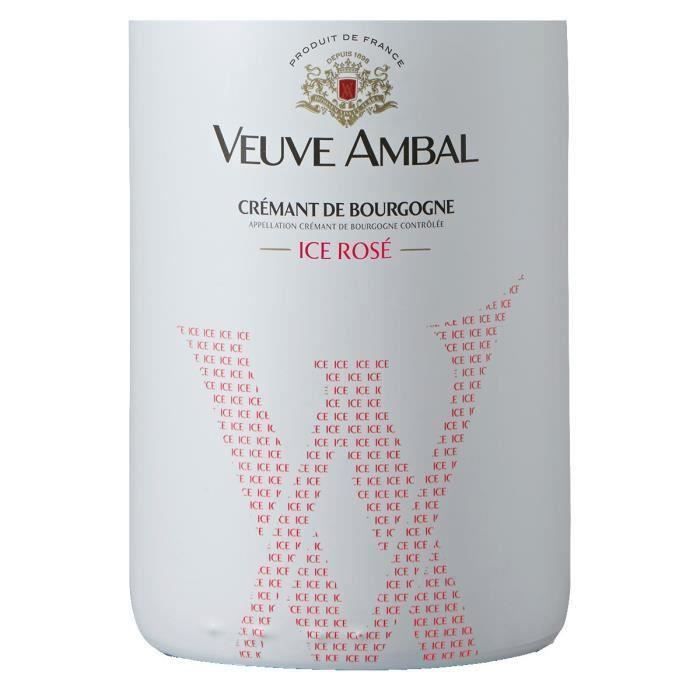 Veuve Ambal Ice Demi-sec - Crémant de Bourgogne Rosé x6