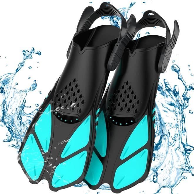Aletas de natación - No especificadas - Ajustables - Pala corta - Comodidad óptima - Unisex
