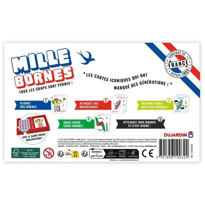 Mille bornes Classique - Jeu de société - DUJARDIN - Dès 6 ans