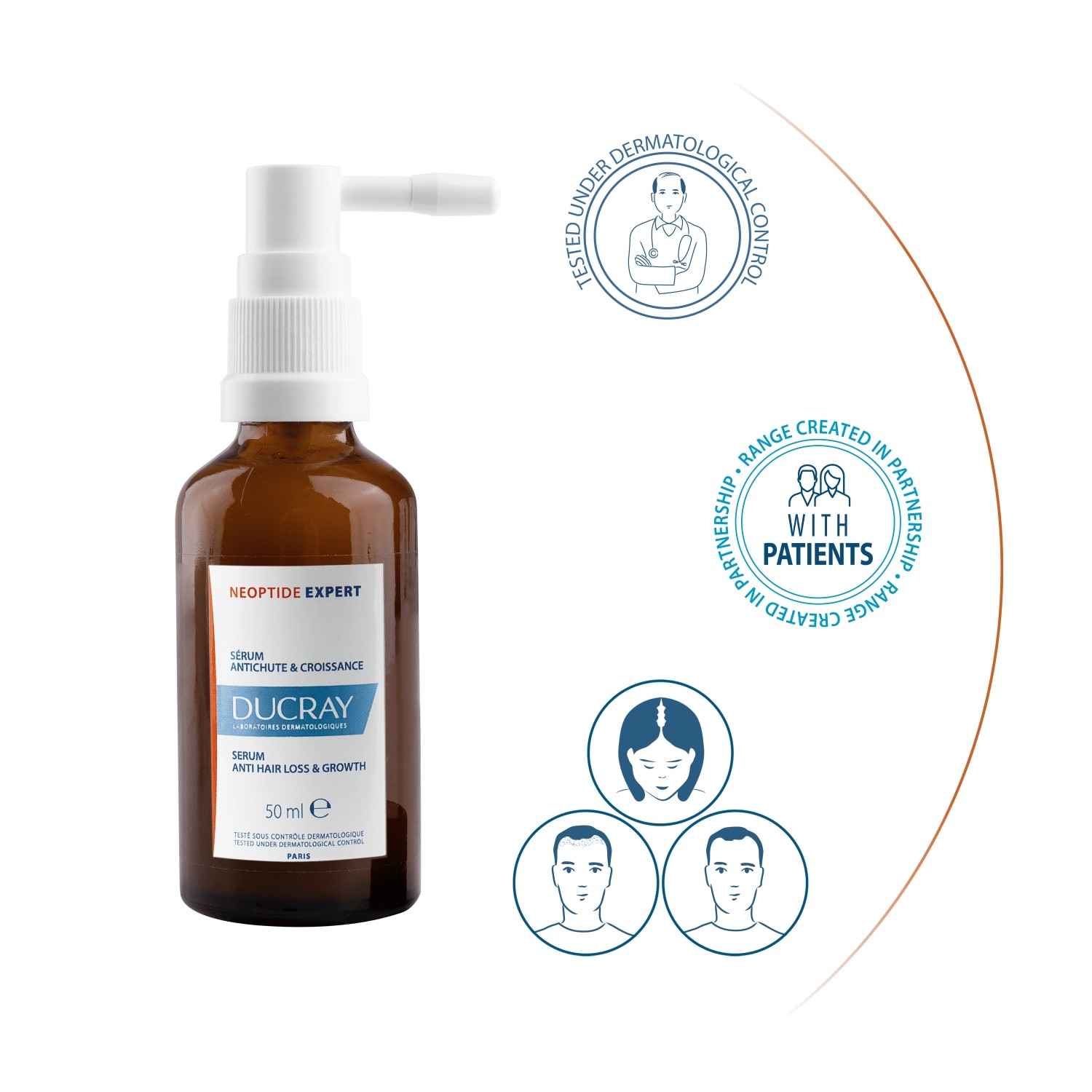 Ducray serum za kosu Neoptide Expert serum za jačanje i gušćenje - 100 ml