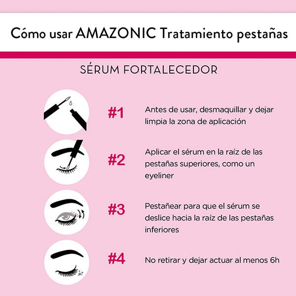 Σέρουμ βλεφαρίδων διπλής δράσης Amazonic | 6ml