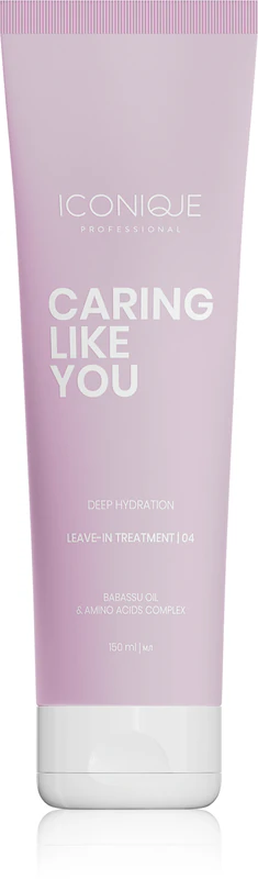 ICONIQUE Professional CARING LIKE YOU Diep hydraterende leave-in verzorging voor droog en beschadigd haar