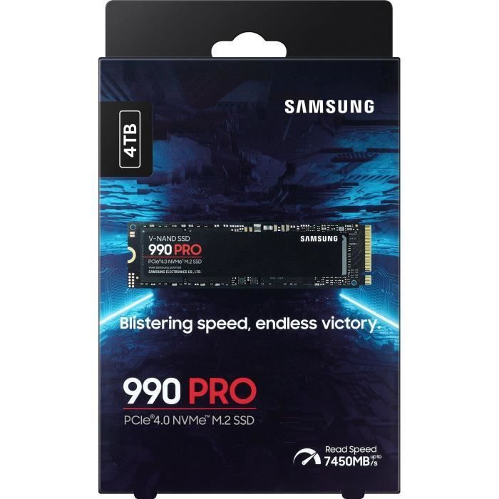 SAMSUNG SSD Internal 990 PRO 4TB MZ-V9P4T0BW