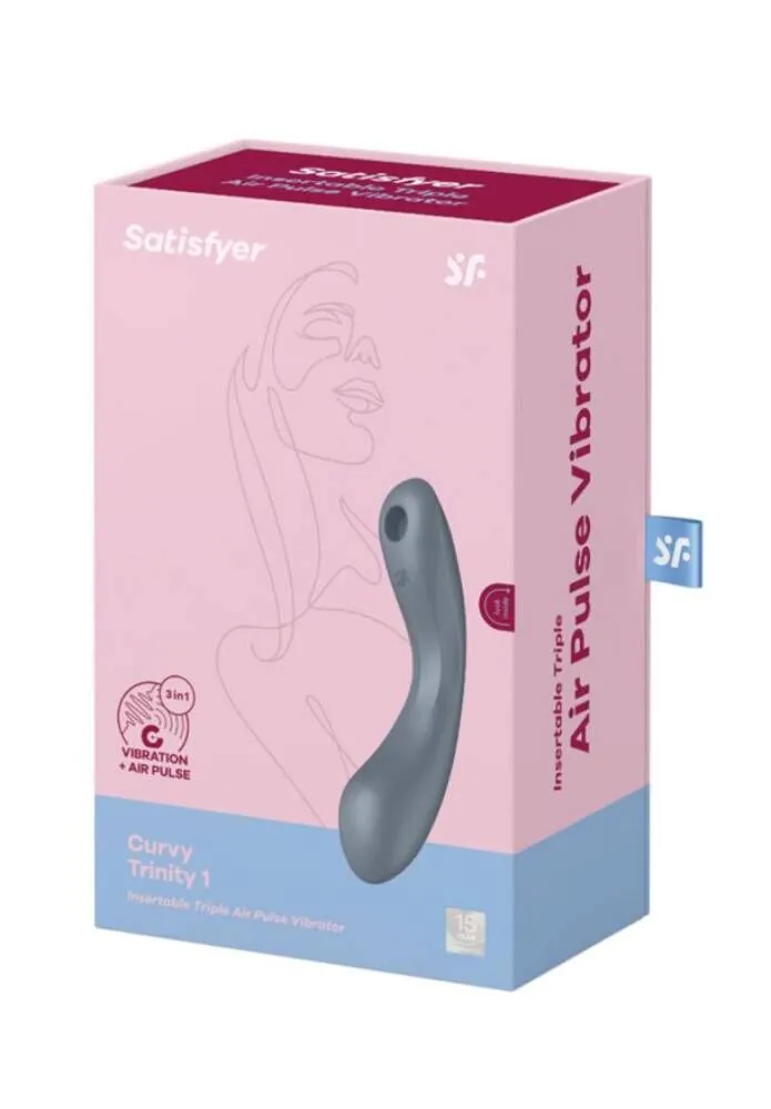 Satisfyer Masażer Curvy TrinityBluegrey
