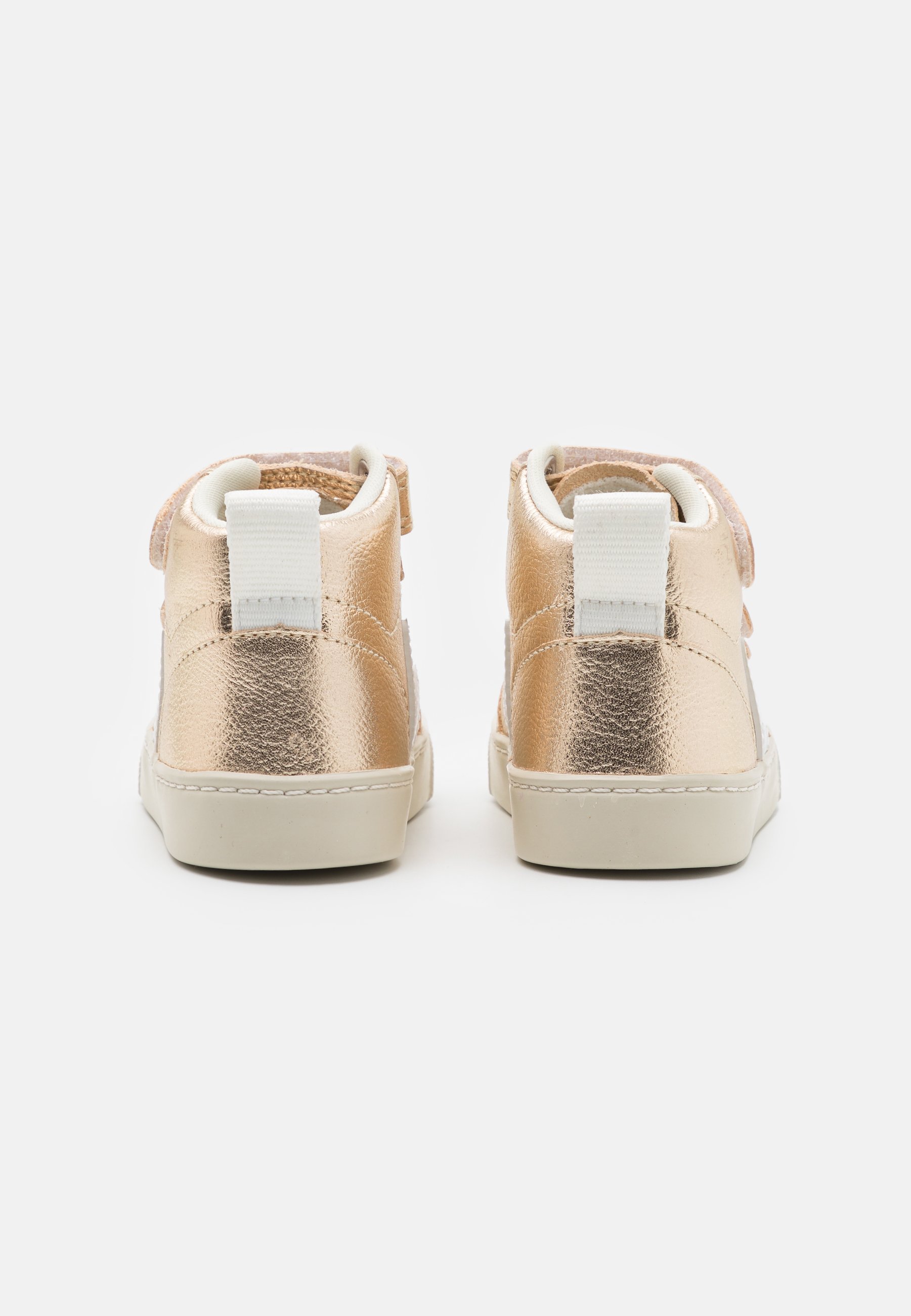 Veja SMALL V 10 MID - Tênis de cano alto - platina/branco