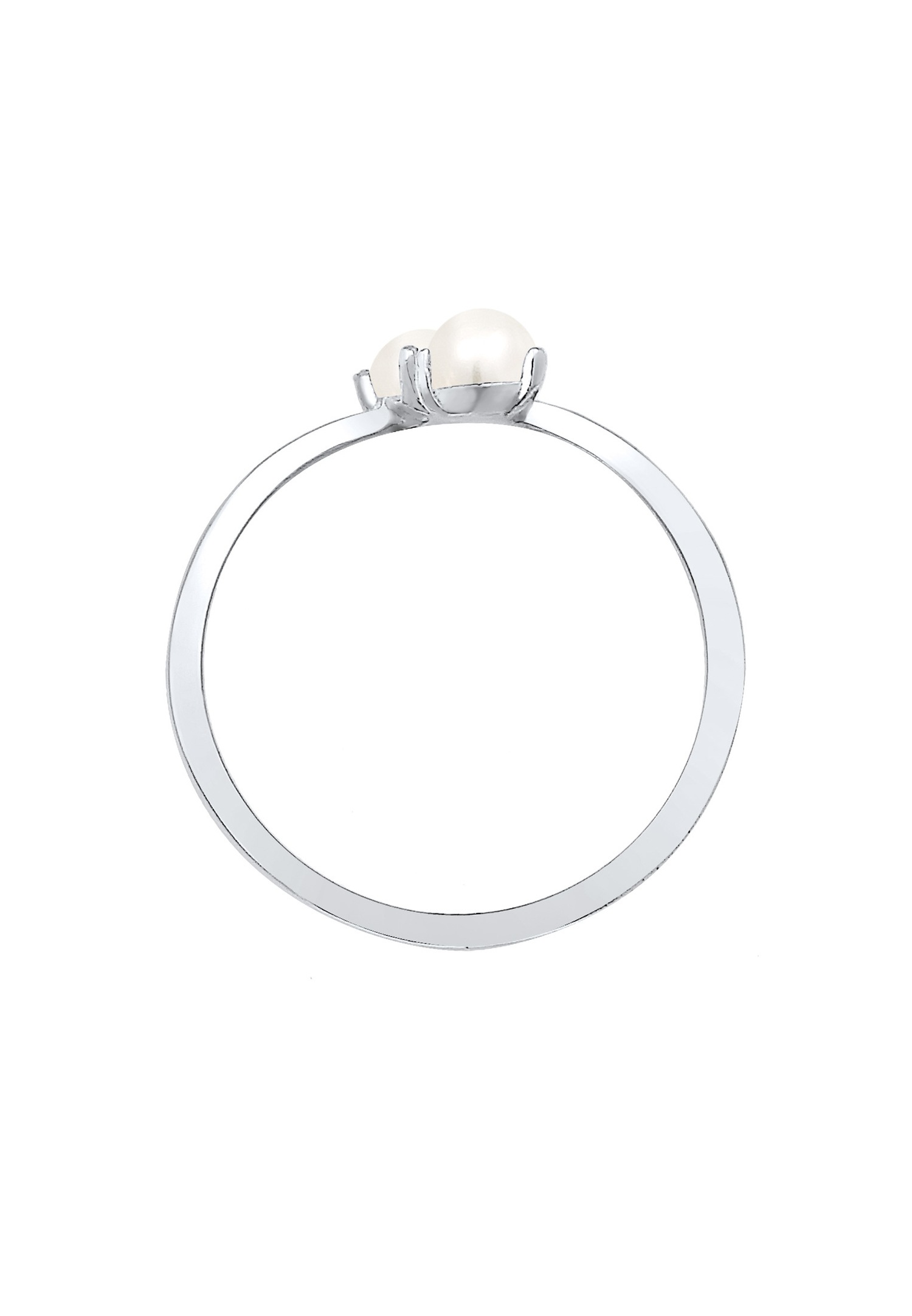 Elli Réglable Perle Perle d´eau Douce 925 Argent