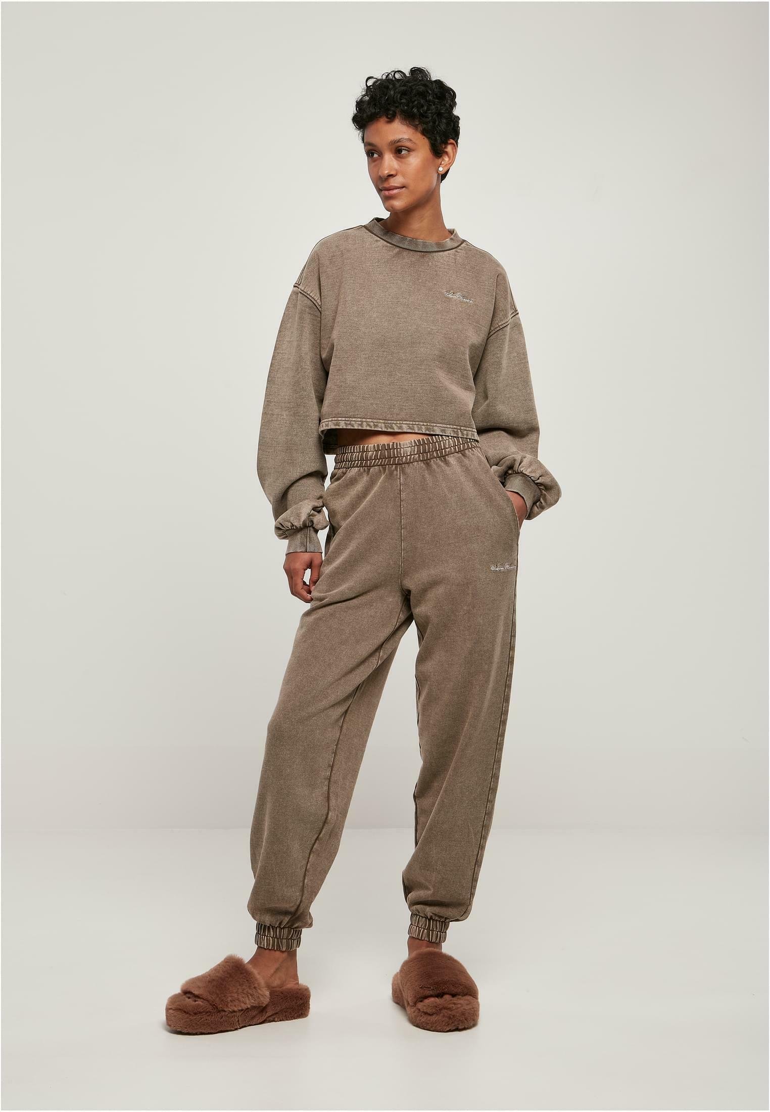 Urban Classics CROPPED SMALL - Sweatshirt - bruin