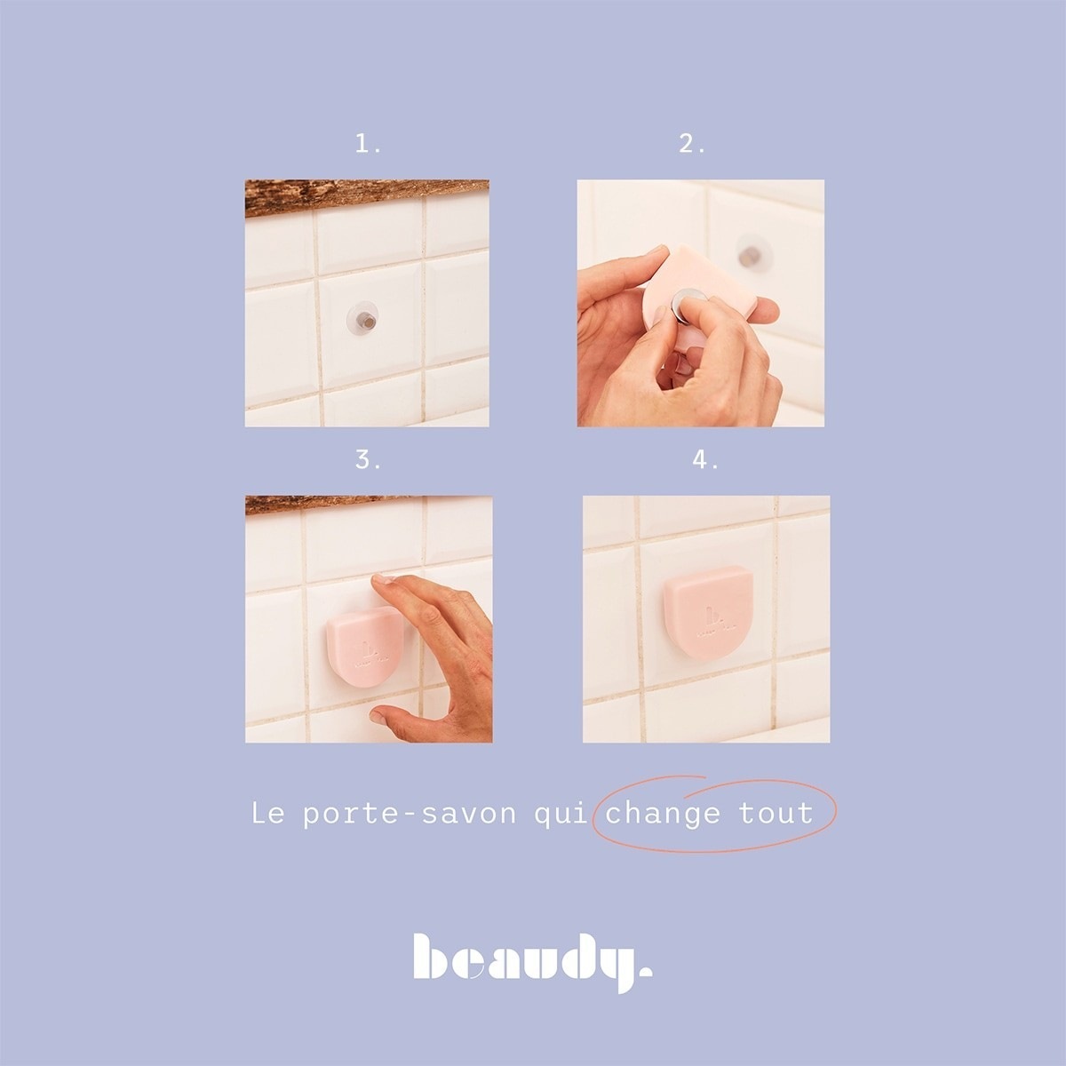 Beaudy Porte-Savon Aimanté
