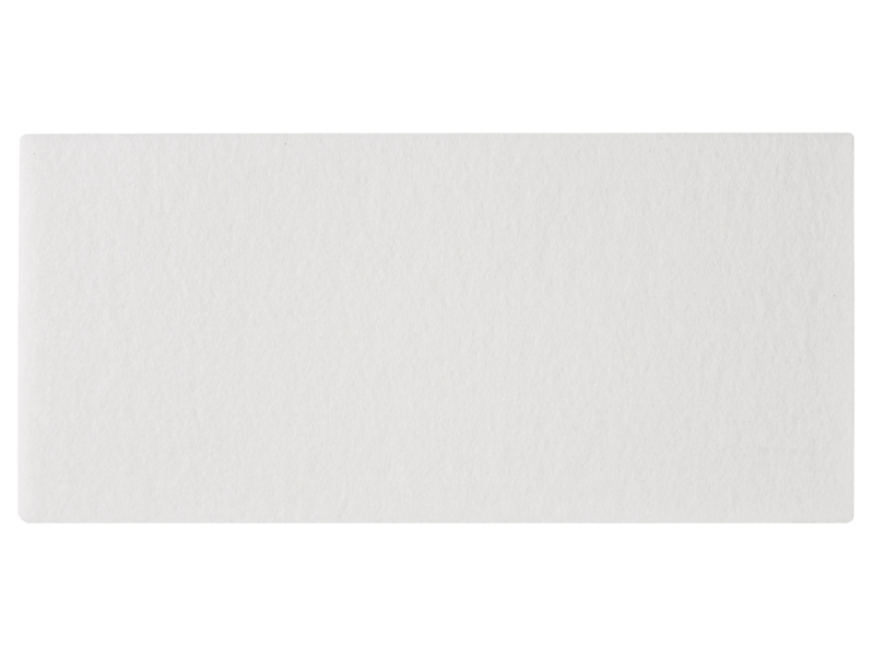 Podkładka filcowa pod meble 12x26 cm biała