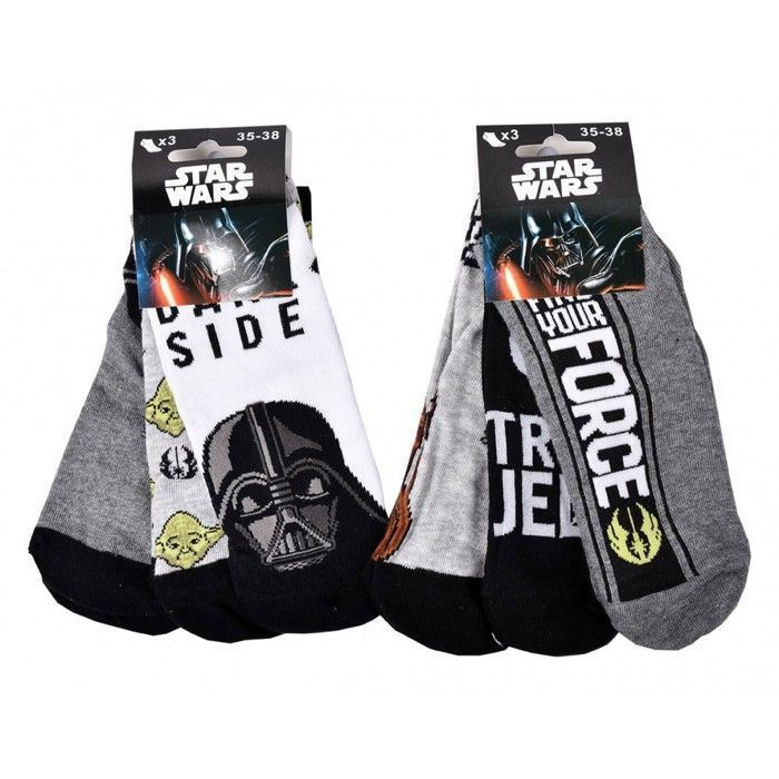 Star Wars Boys' Socks Pack, 6 Pairs, SNEAKER 3087
