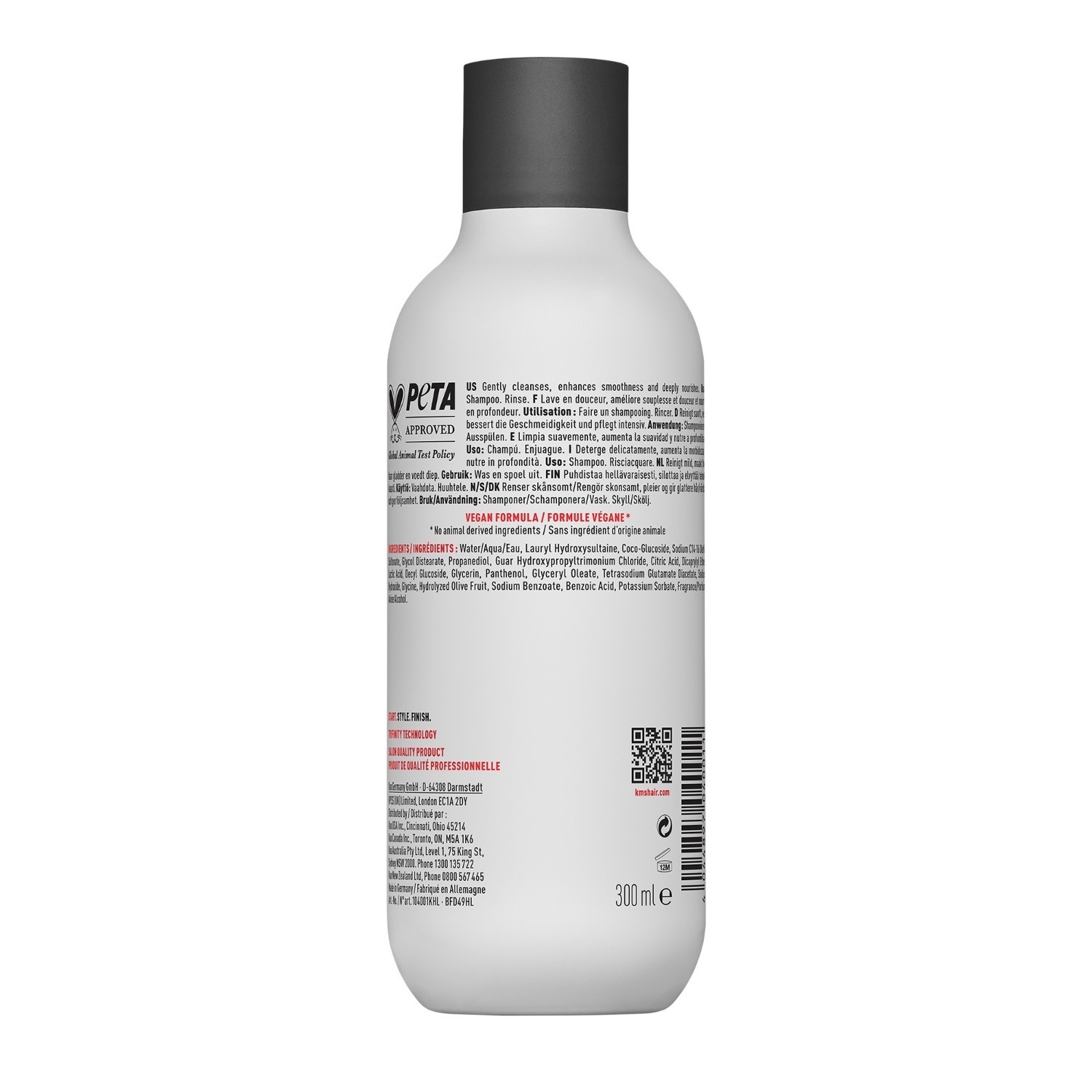 KMS plaukų šampūnas „All Smooth“ – 300 ml