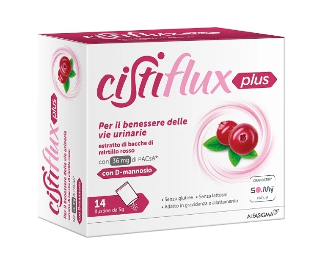 CISTIFLUX Cistiflux Plus 14 sachets Voedingssupplement voor de urinewegen