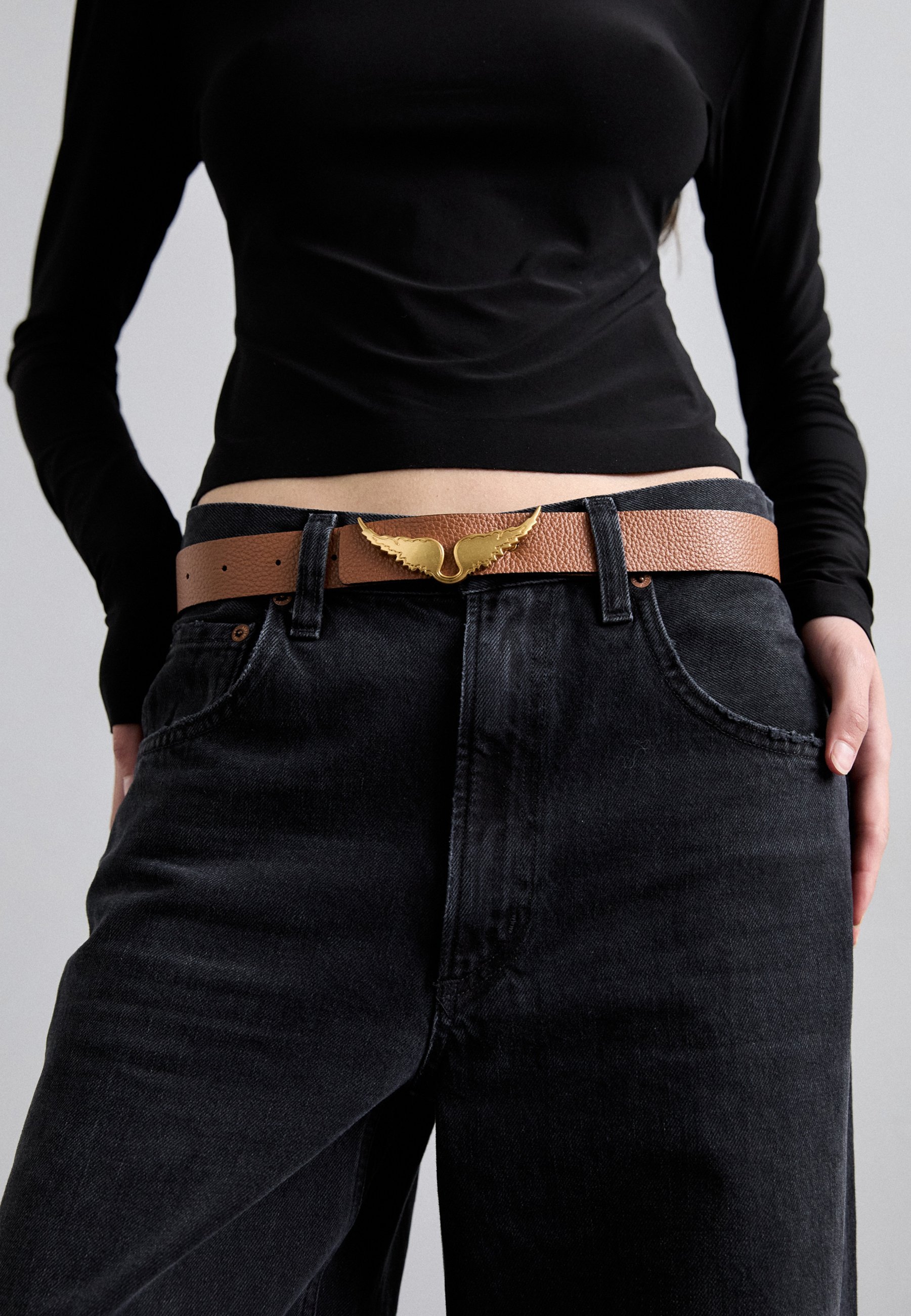Zadig & Voltaire ROCK REVERSIBLE - Riem - noir