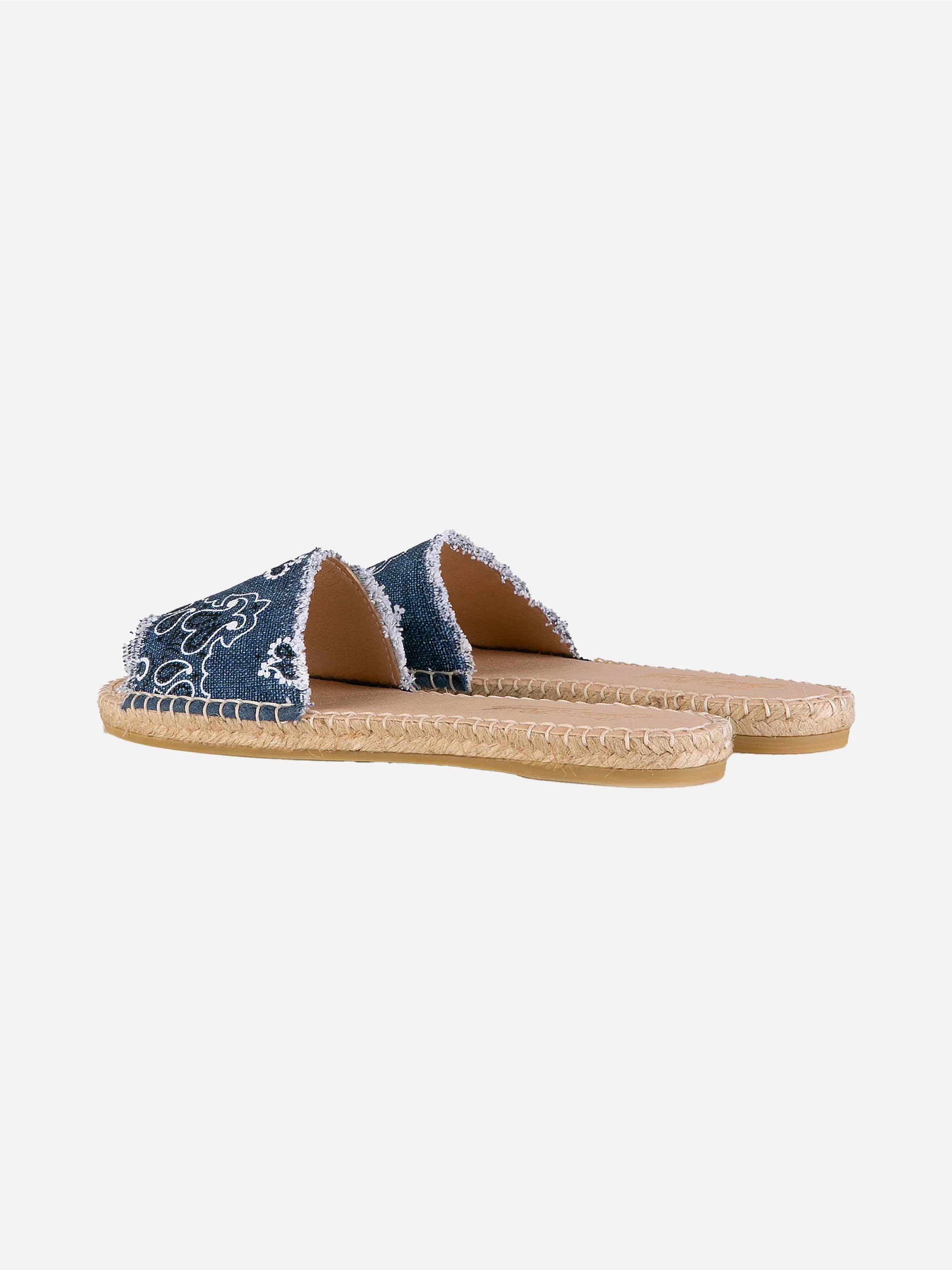 espadrilles voor dames met bandana-print