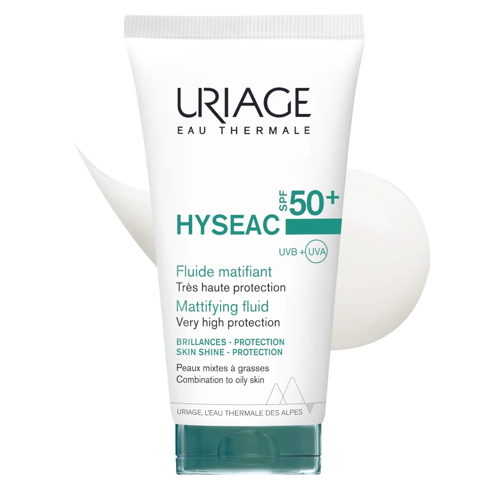 Uriage Hyseac Fluide SPF50+ 50 ml voor gecombineerde of vette hoofdhuid