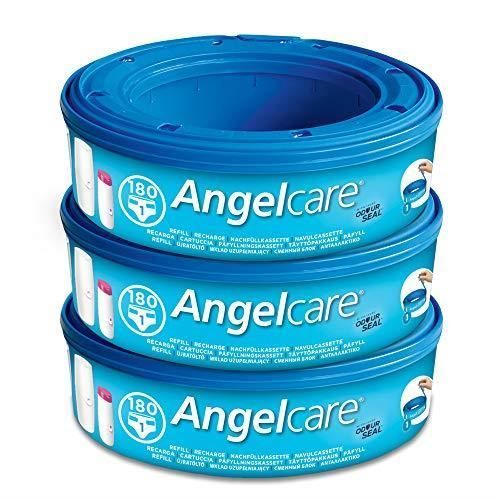 Recharges Originales pour Poubelle à Couches Angelcare Classic et Mini - Lot de 3 AC1100 - Angelcare