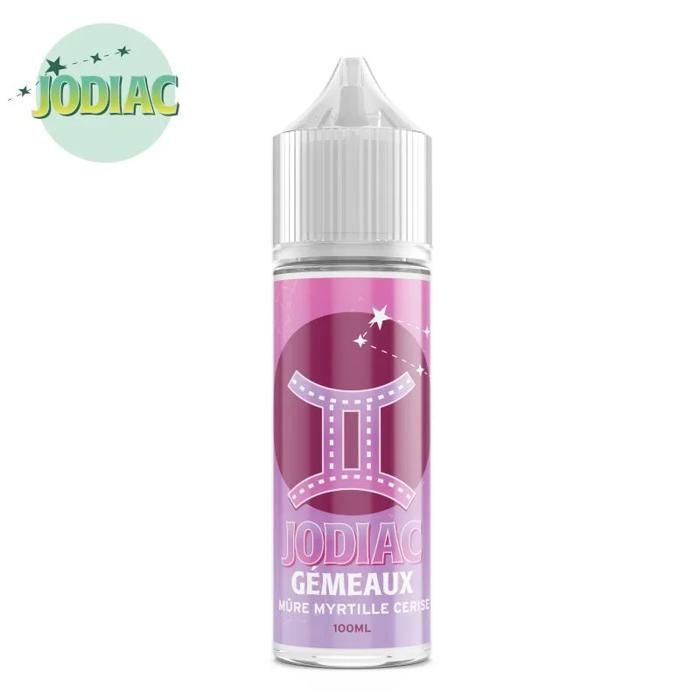 Gemaux e-liquid (kers, braam, bosbes, aardbei) Jodiac 100ml + 4 boosters