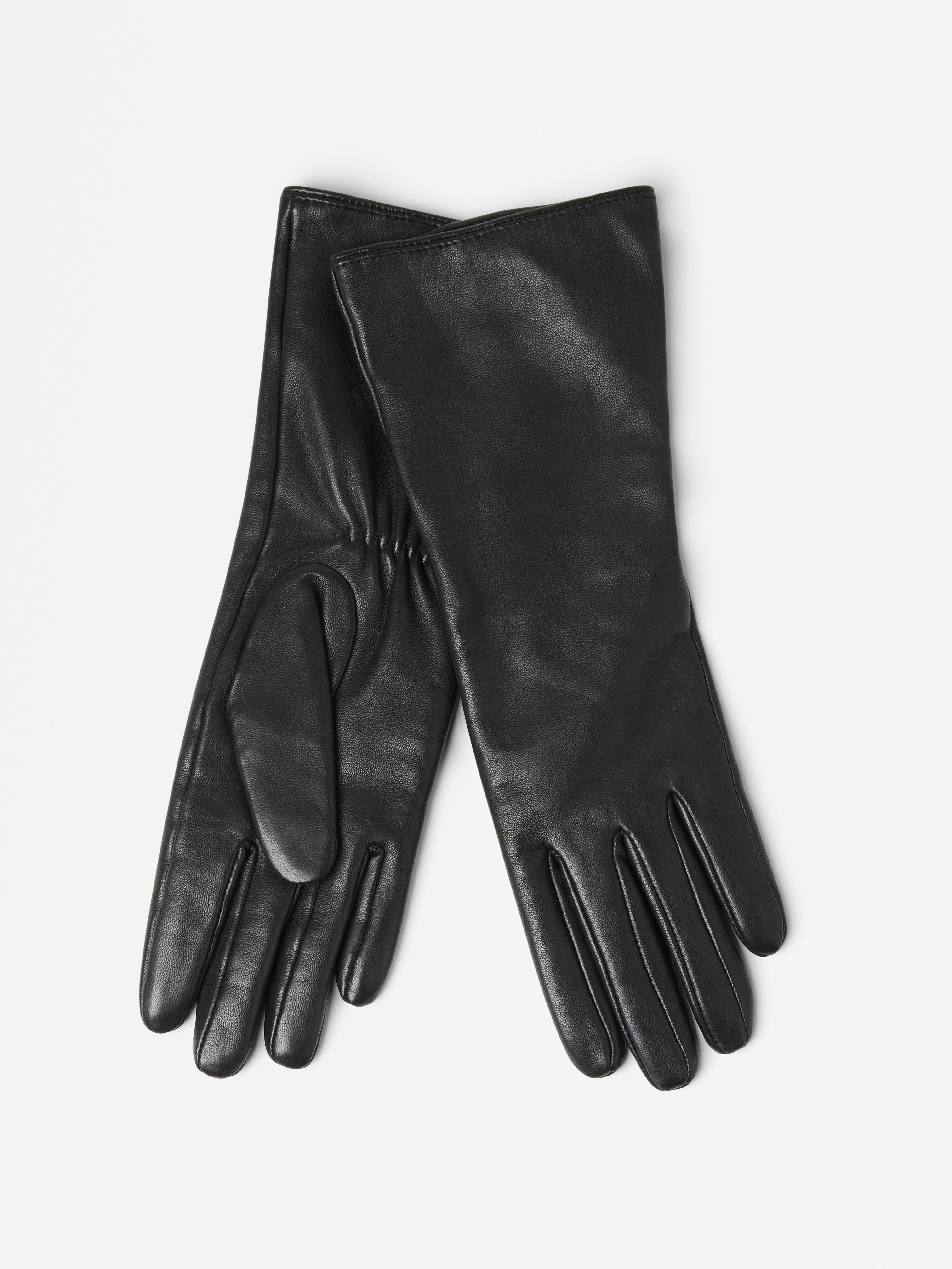 Handskar i skinn Black