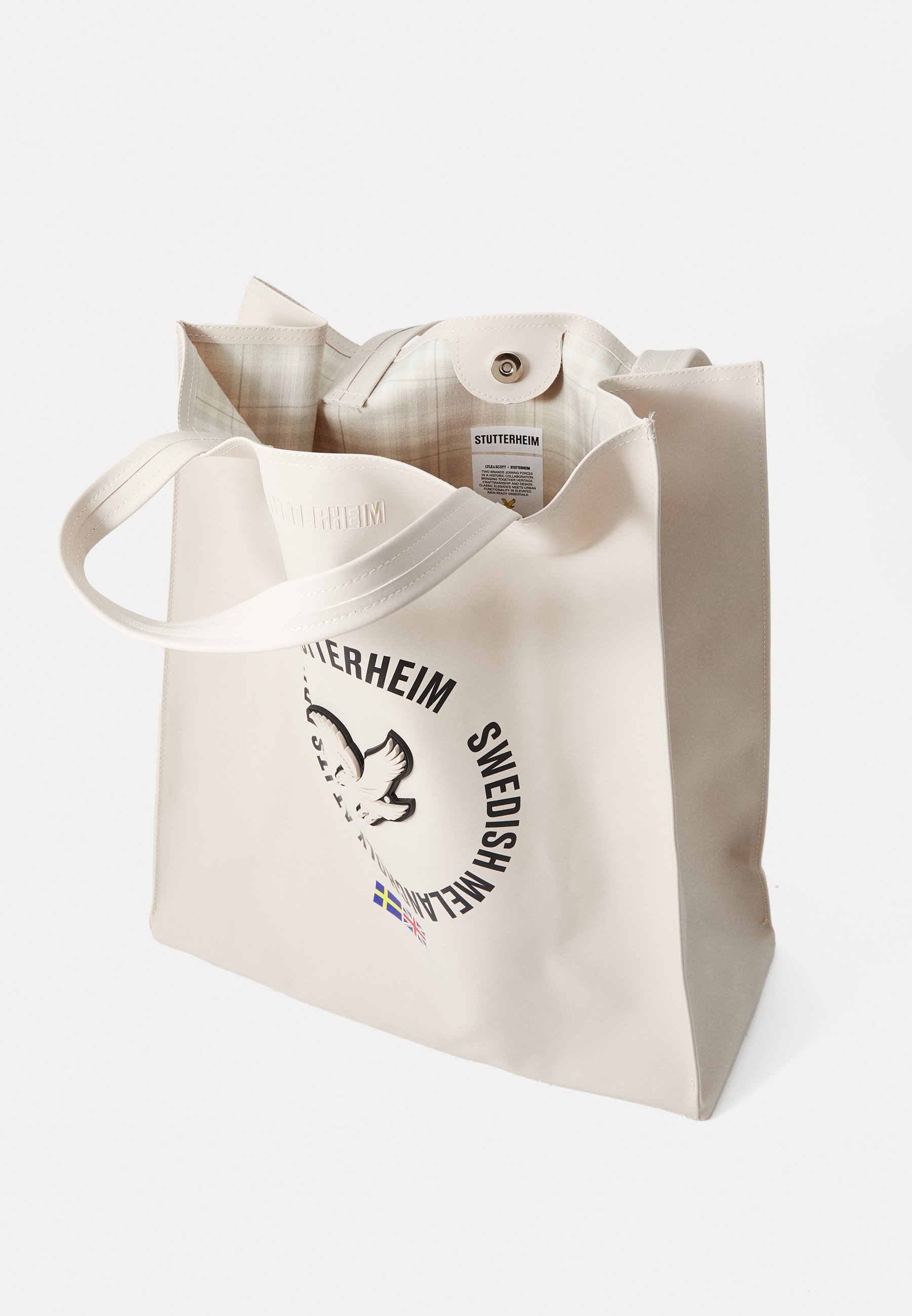 Stutterheim STUTTERHEIM X LYLE & SCOTT TAS UNISEX - Tote bag - licht zand